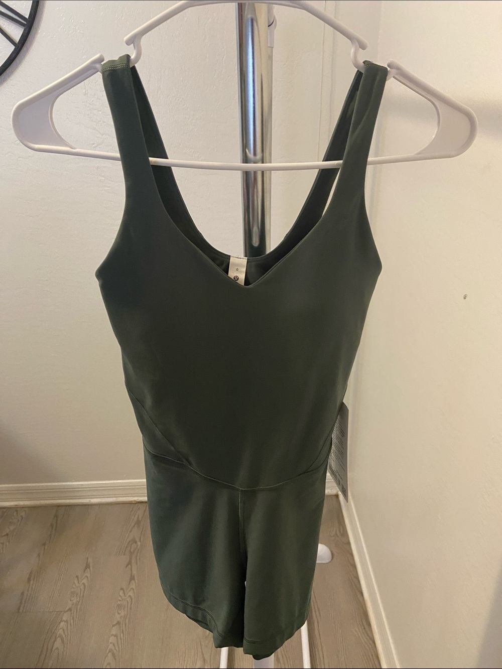 lululemon Dark Green Sleeveless Romper